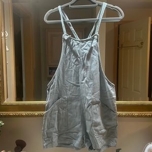 Size Medium Light Blue Romper